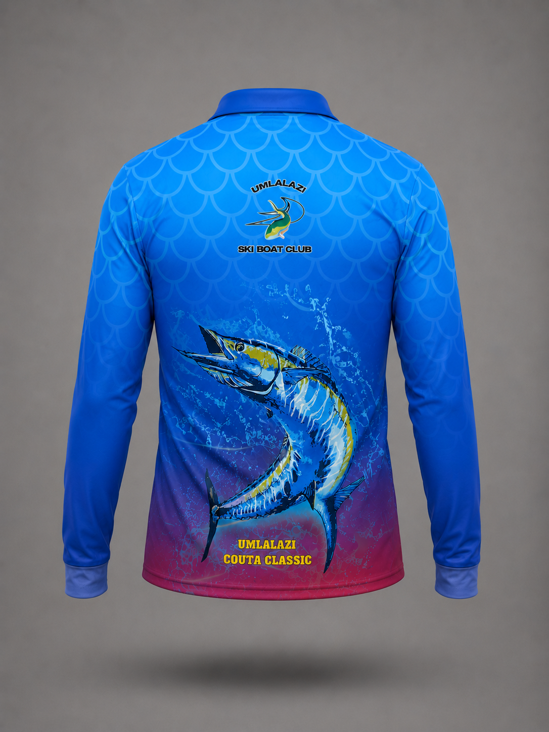 Long Sleeve Half Zipped Shirts back view