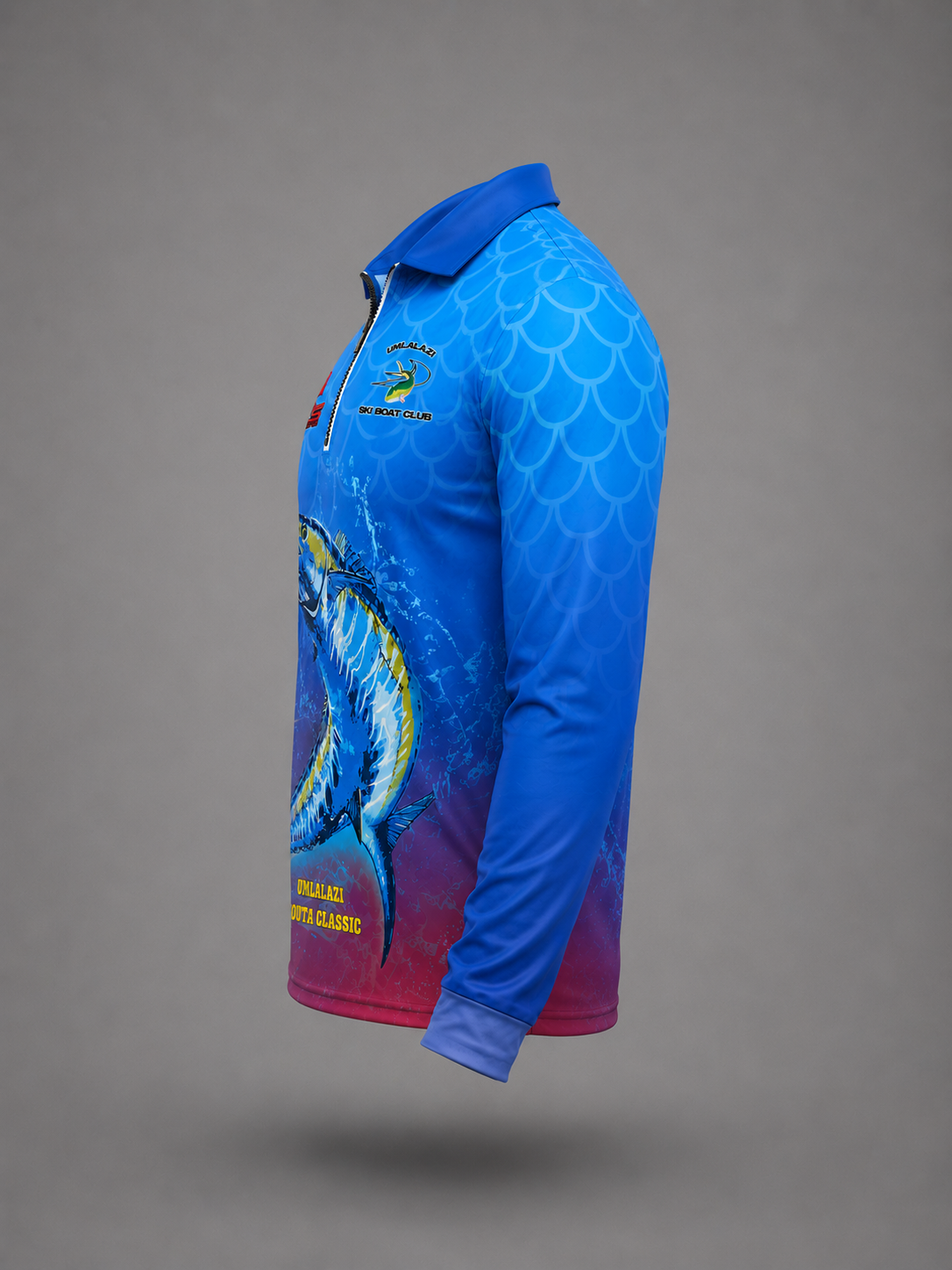 Long Sleeve Half Zipped Shirts side view